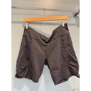 Calvin Klein Performance XL Quick Dry Gray 8‎ inch Biker Shorts Ruched